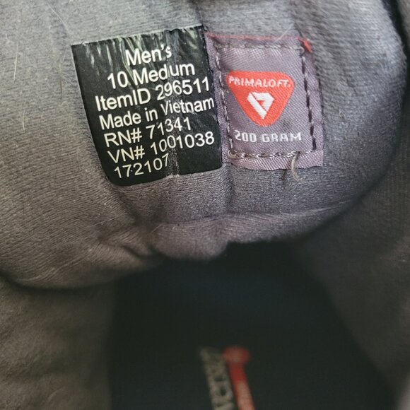 LL Bean Tek 2.5 Boots Mens Size 10 Primaloft 100 Grams Waterproof Hiking Camp - Picture 9 of 10